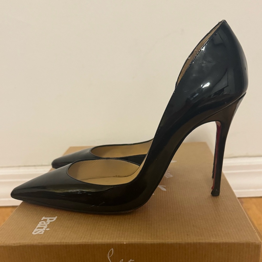 Christian Louboutin Iriza 100 mm pumps patent leather heels shoes